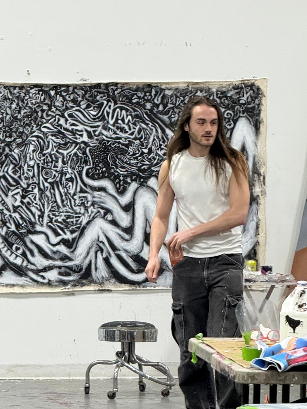 Maxwell Rousso at work
